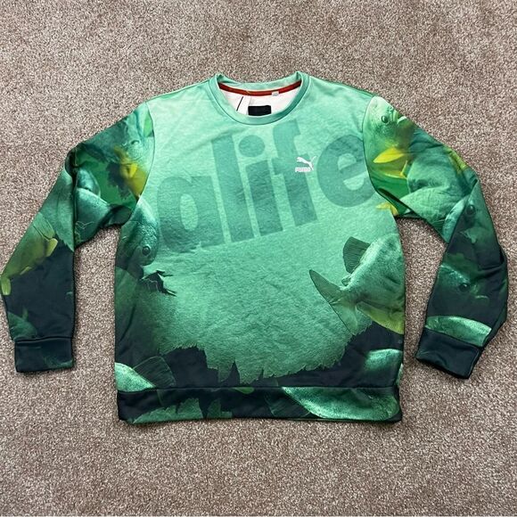 Puma x Alife Ultramarine Green Crewneck Sweatshirt - Picture 6 of 9